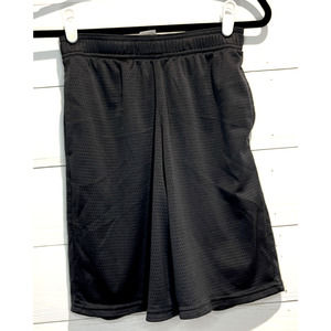 C9 Champion Youth 10/12 Dark Gray Athletic mesh Shorts Pockets Elastic Waist